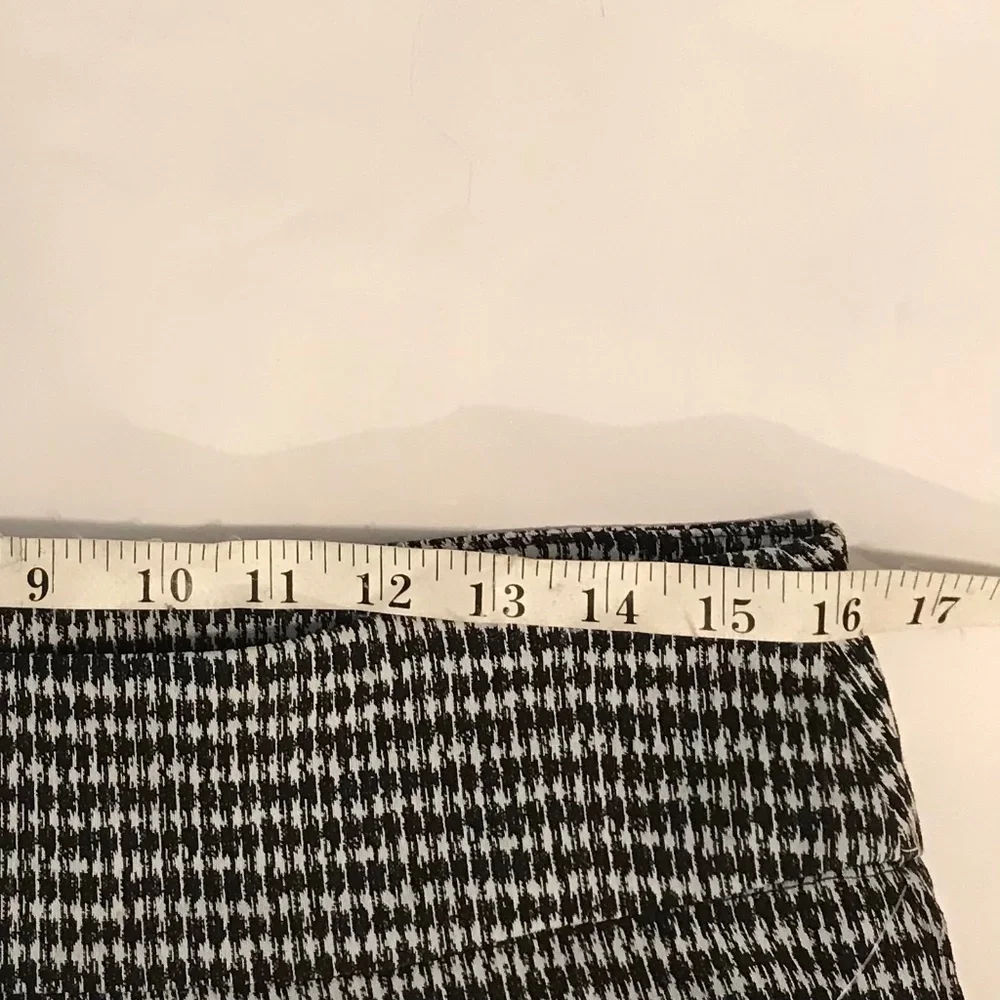 Zac & Rachel Black & White Houndstooth Slim Pants 12 - Picture 5 of 7
